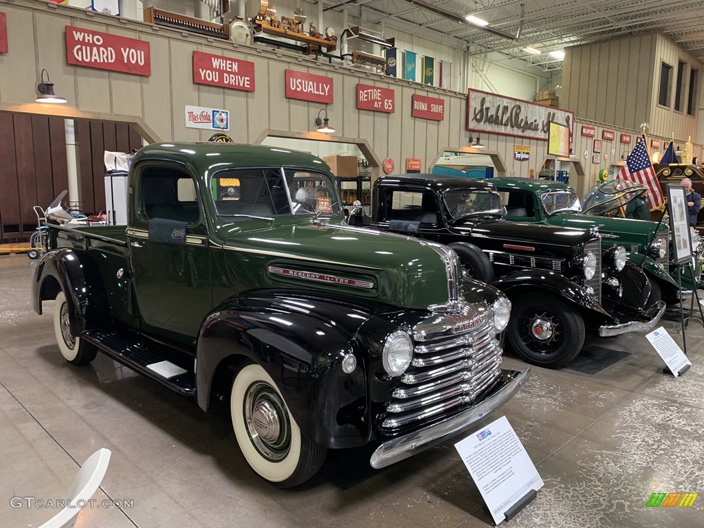 A 1947 Mercury 1/2 Ton Pickup Truck. Built and sold only in Canada.