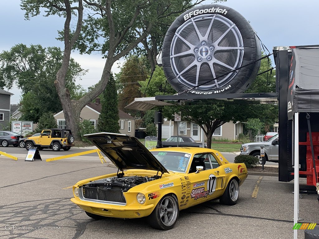 Mustang Race Car at the Ford Display