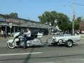 A Indian motorcycle  with a Bel-Air trailer.