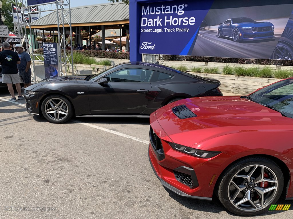2024 Mustang at the Ford display, Ferndale Woodward Dream Cruise