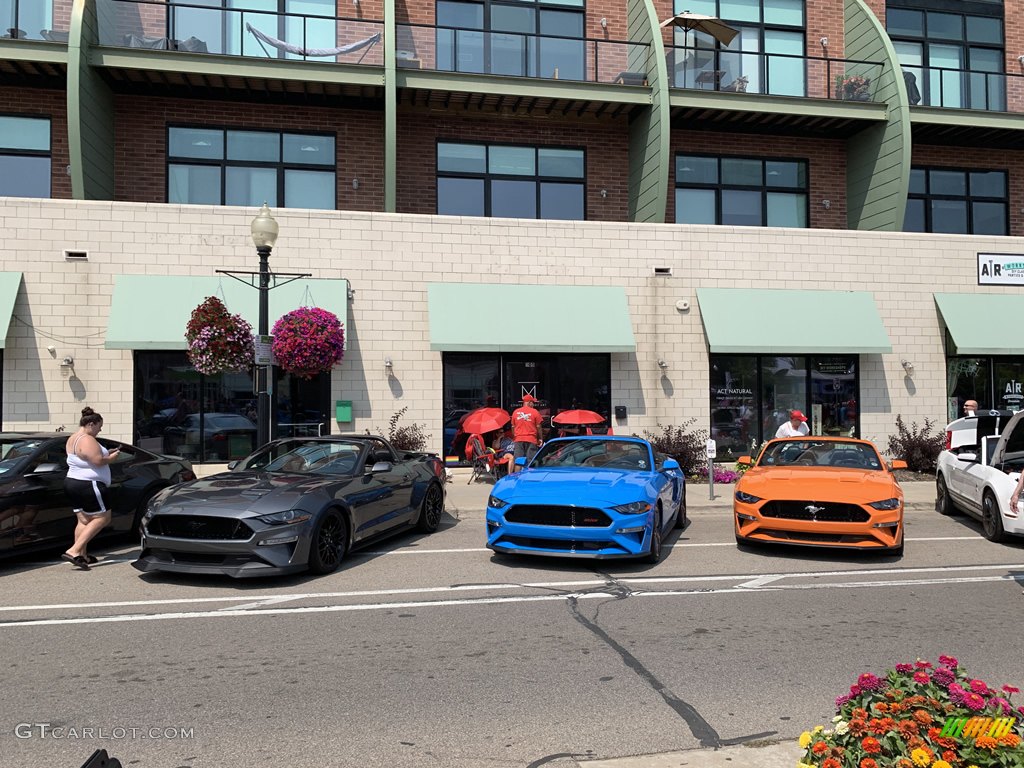 Mustang Alley at the Woodward Dream Cruise