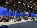 The Ford display at the 2023 Detroit Auto Show