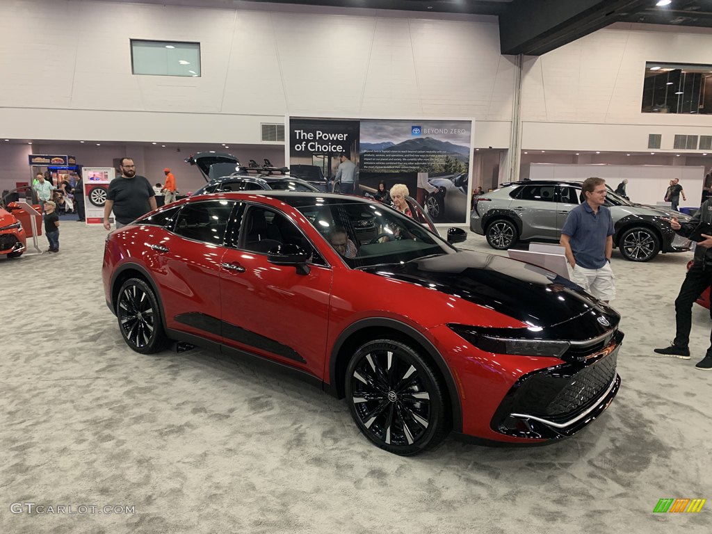 2023 Toyota Crown PLT in Super Sonic Red/Black -MSRP $54,792