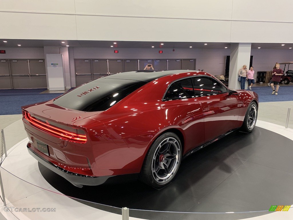 Dodge Charger Daytona SRT Concept with a panoramic glass roof