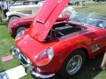 1963 Ferrari Spyder with hood open