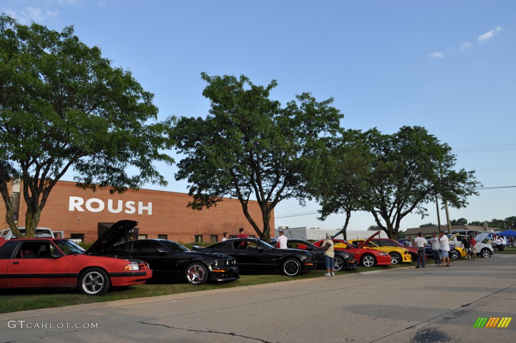 Roush car show on Market St. Livonia