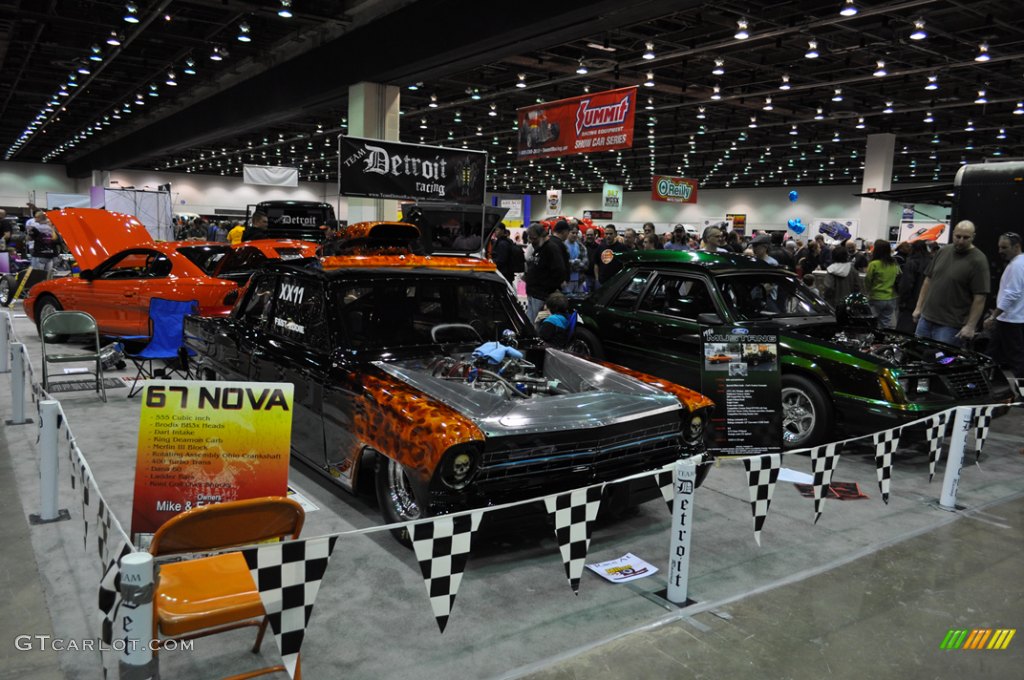 67 Nova and an 86 Mustang