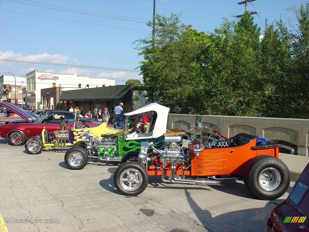 A line up of Ford T Buckets