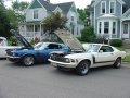 A Pair of 1970 Ford Mustang Boss 302s, 1 Shaker, 1 Non Shaker