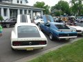 1970 Mustang Boss 302, 1 in Wimbledon White and 1 in Medium Blue Metallic