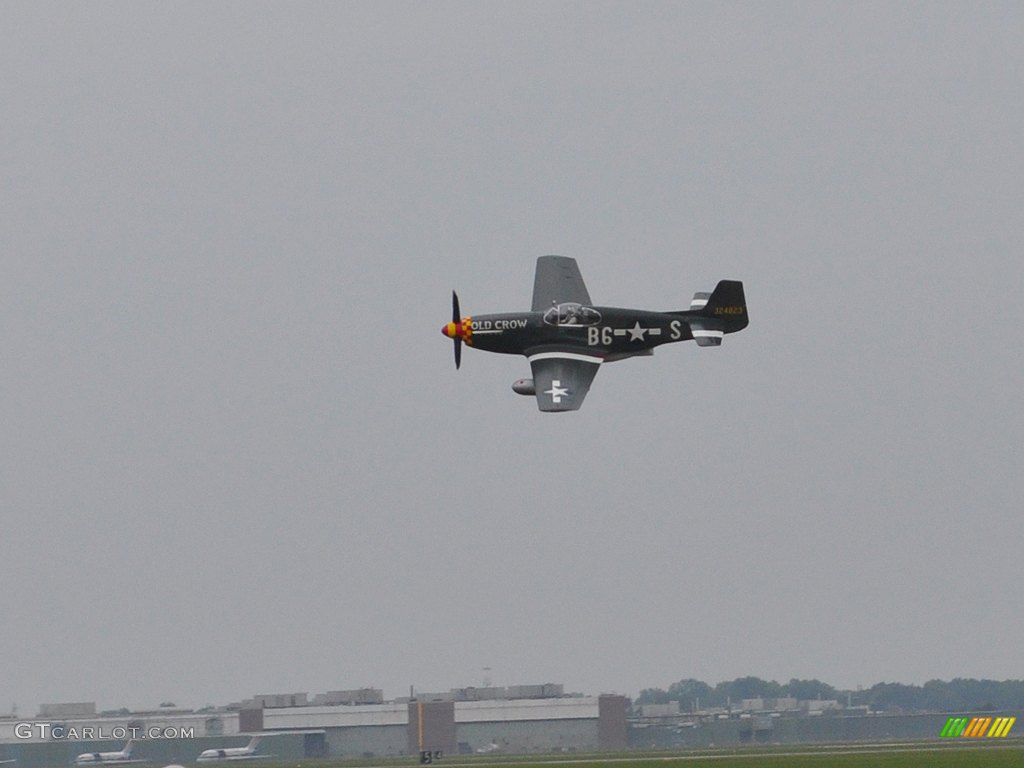 The P-51B Mustang with Malcolm hood. Powered by the Rolls-Royce Merlin 1650 cid (27 Liter) Supercharged V12, produced by Packard