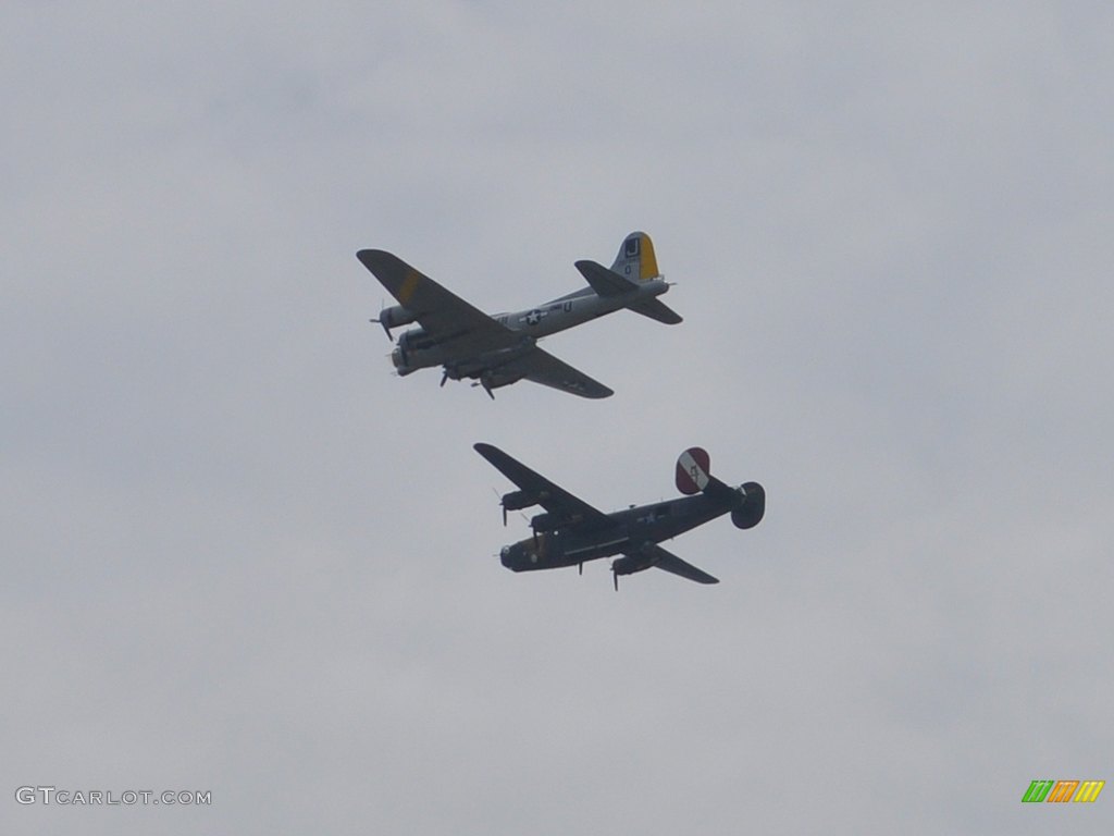 B-24J Liberator “ Witchcraft ”  and “ Liberty Belle ” share some air.