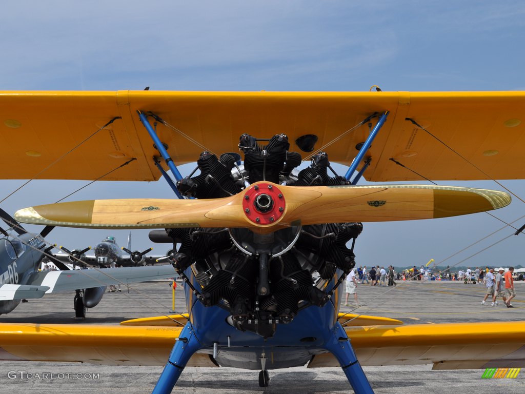 Boeing PT-17 Stearman Continental R-670 cid 7 Cylinder Radial Engine 