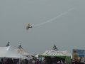 Boeing PT-17 Stearman doing some stunt flying.