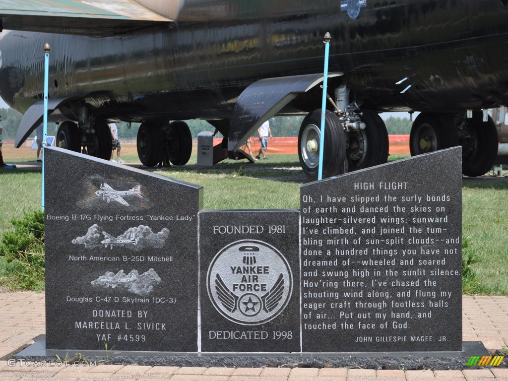 Yankee Air Force High Flight Dedication