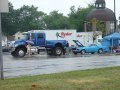 Intenational CXT in front of a '69 Mustang