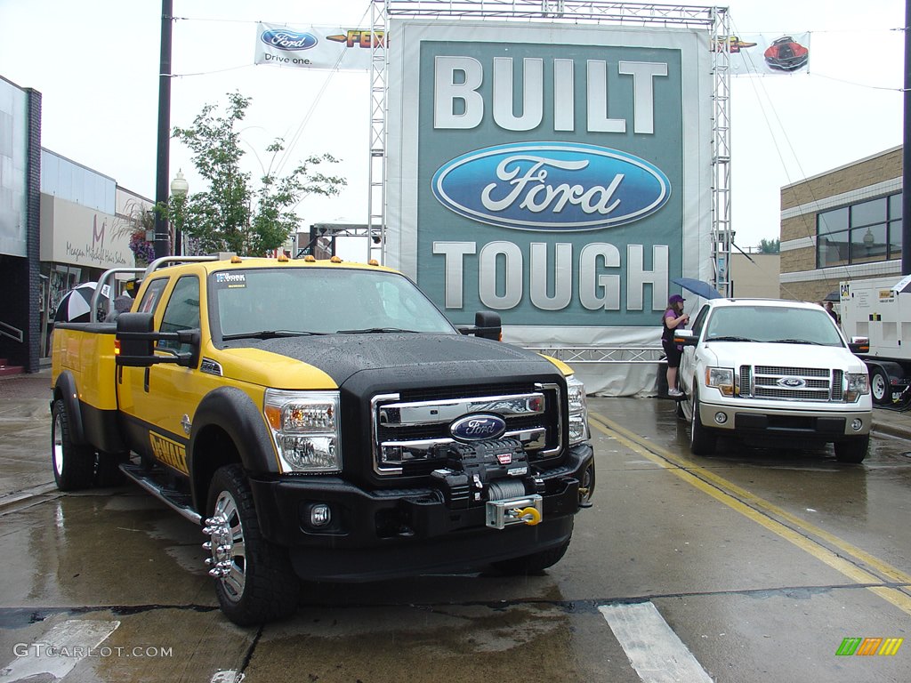 At the Ford Display, The 2010 F350 Dewalt Power Tools Truck