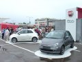 The Fiat 500 at the Chrysler display area.