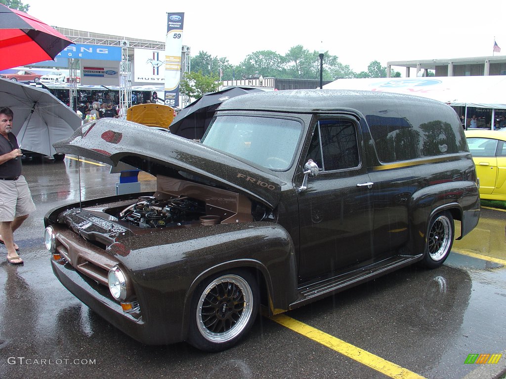 1953 Ford FR100 Custom Panel Truck with a Ford Racing Cammer V8