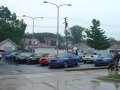 A parking lot full of Fox Body Mach 1's