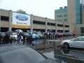 Woodward Dream Cruise, another filled parking lot down Mustang Alley, Ferndale, Michigan.