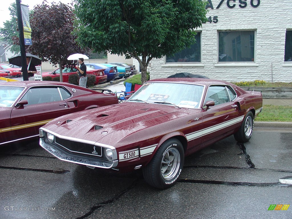 1969 Mustang GT500 in Royal Maroon