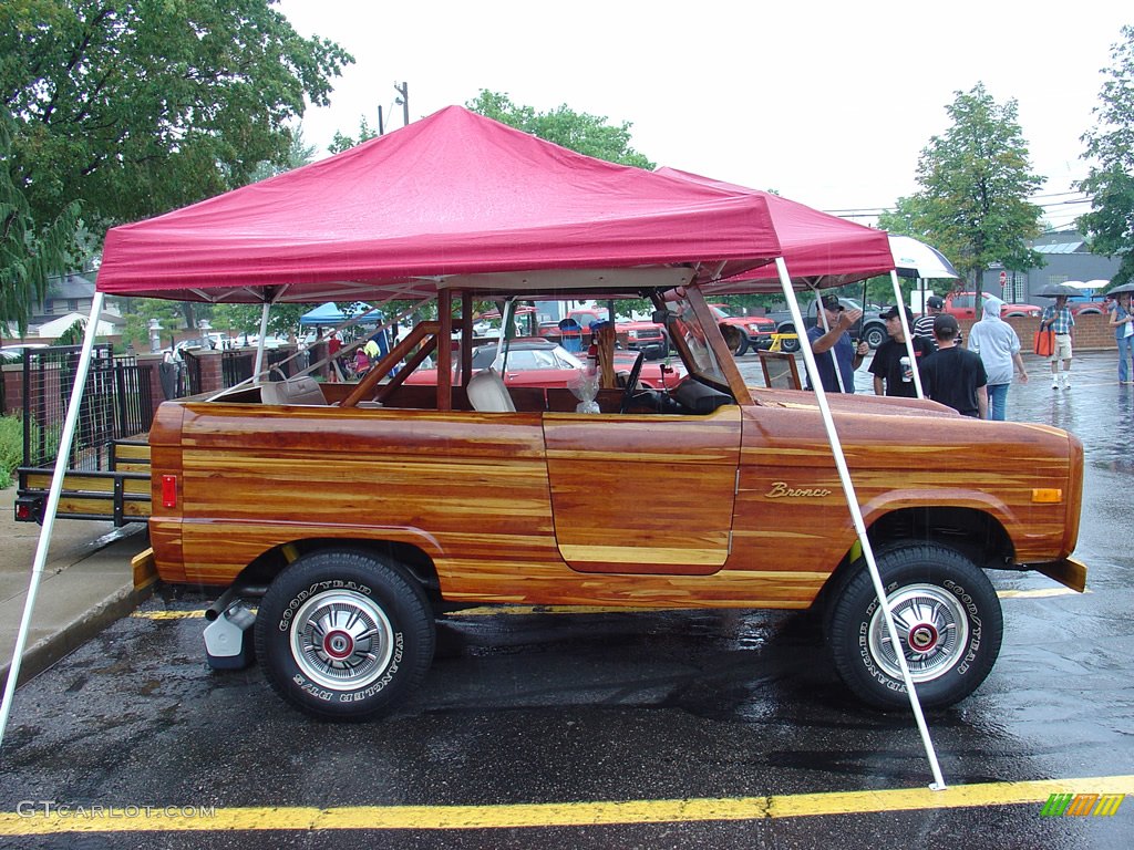 1977 Ford Bronco with an all wood body