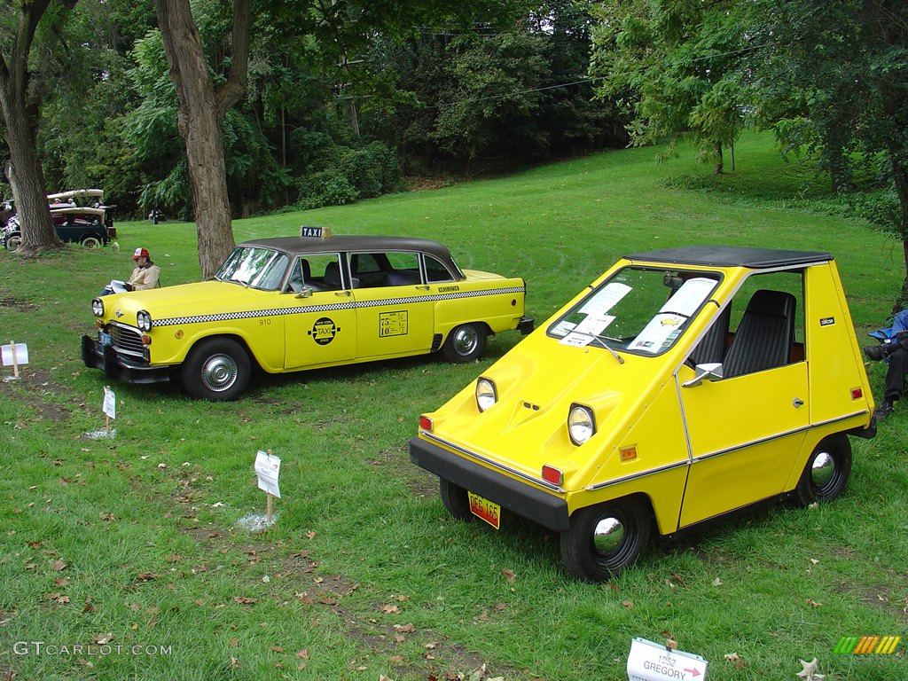 1976 Sebring-Vanguard Electric Wedge and a 1979 A-11 Checker Cab