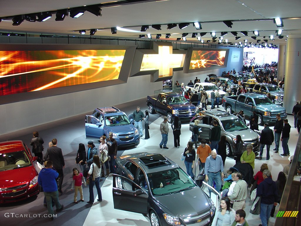2011 NAIAS Chevrolet display area
