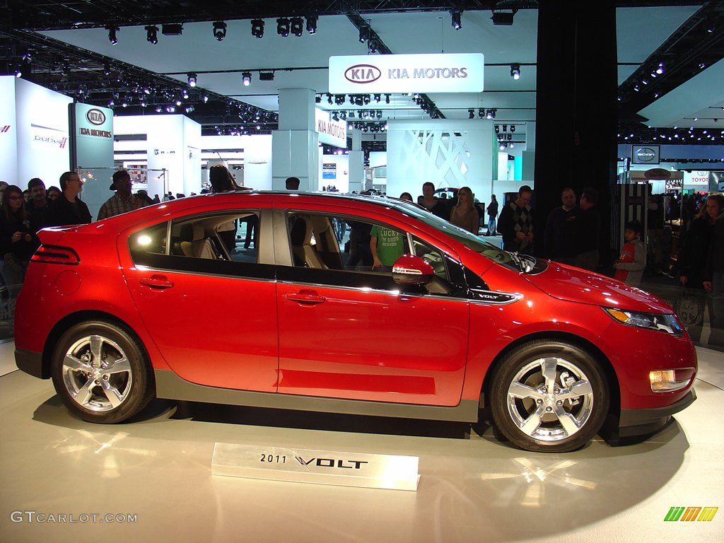 2011 Chevy Volt in Crystal Red Metallic