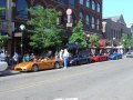 A line up of Acura NSX