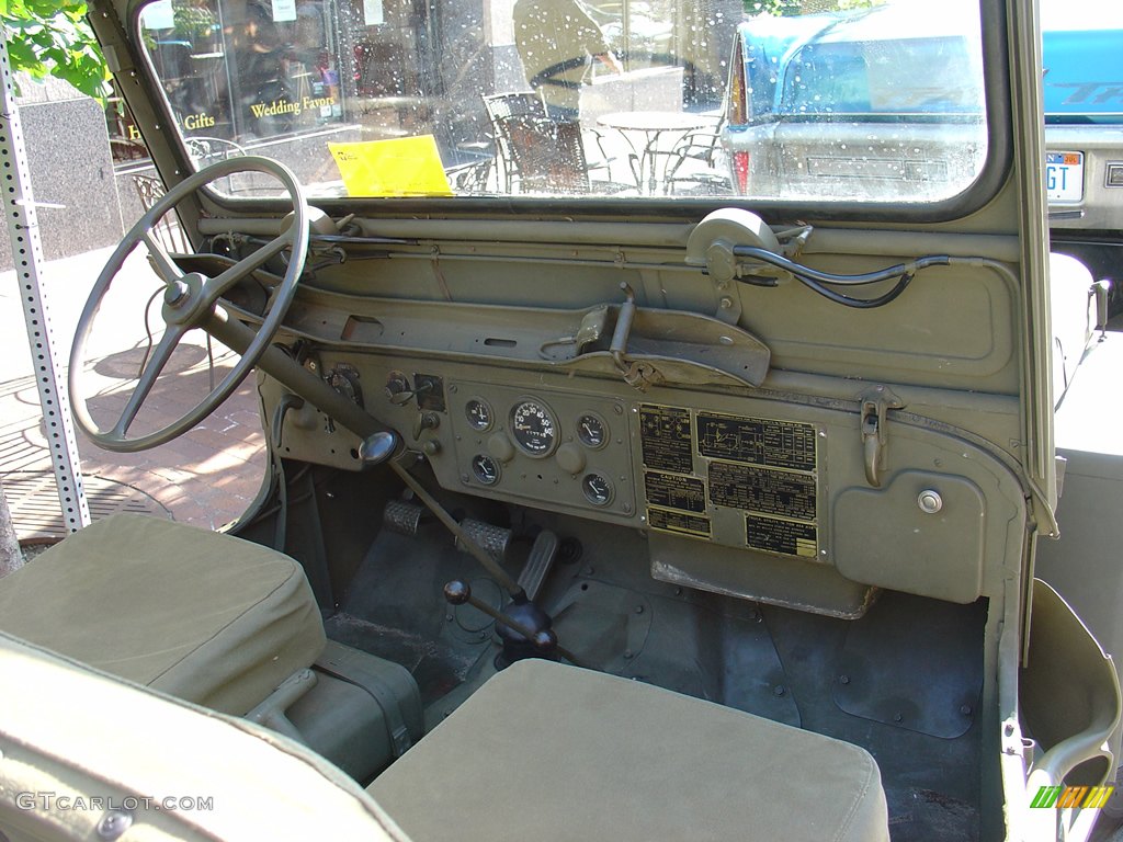 1952 Willys Jeep M-38 interior
