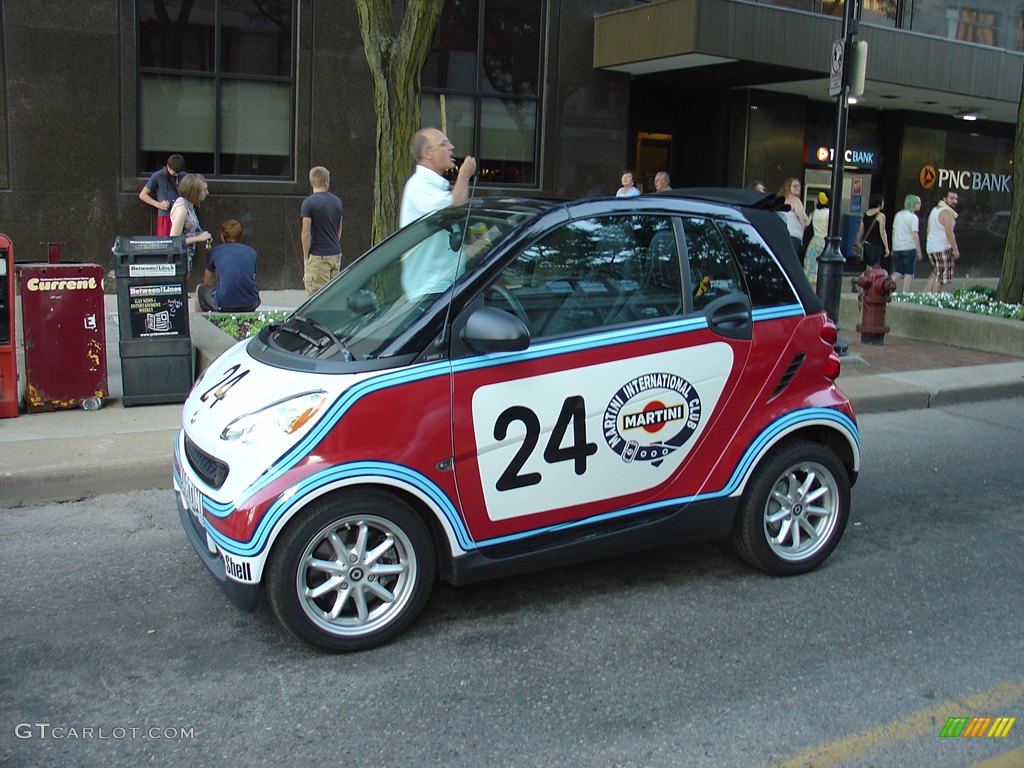 Smart Car in a Martini Livery Wrap