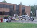 Not exactly motorcycle weather, 17th Annual Woodward Dream Cruise