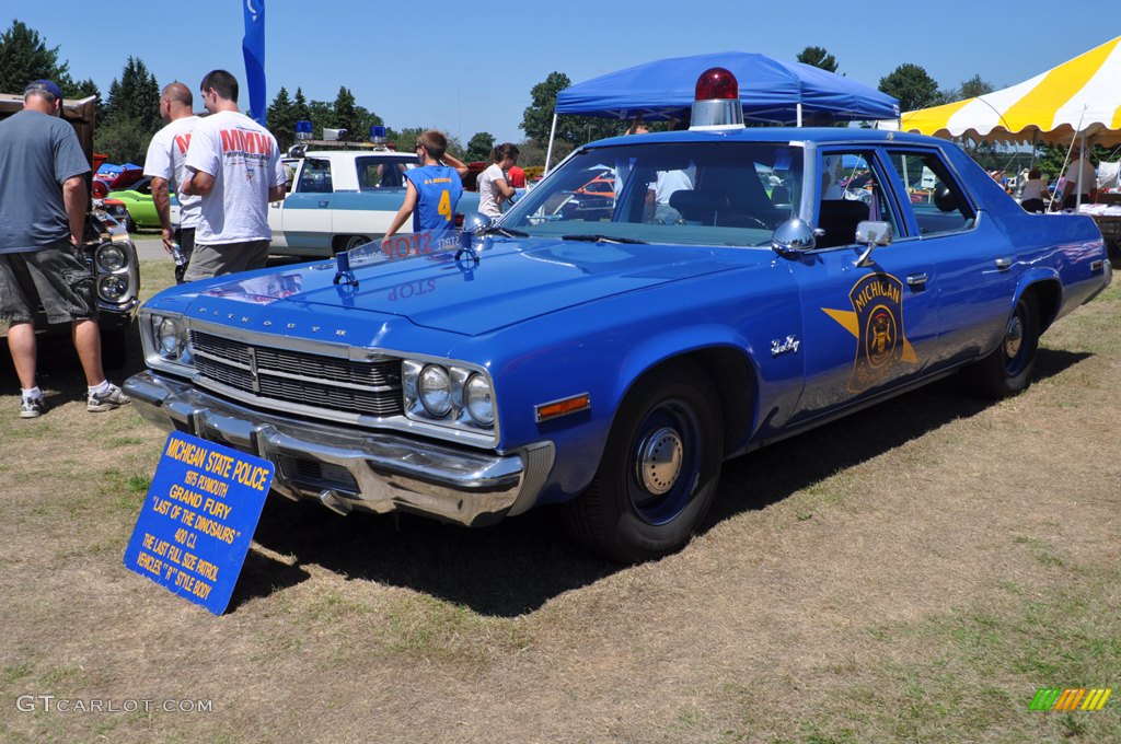 1975 Plymouth Grand Fury Michigan State Police Car
