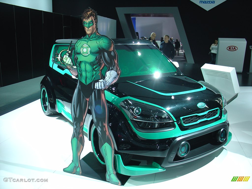 2013 Kia Soul Green Lantern