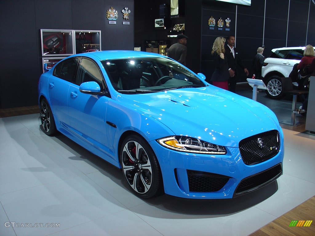 2013 Jaguar XFR-S in French Racing Blue